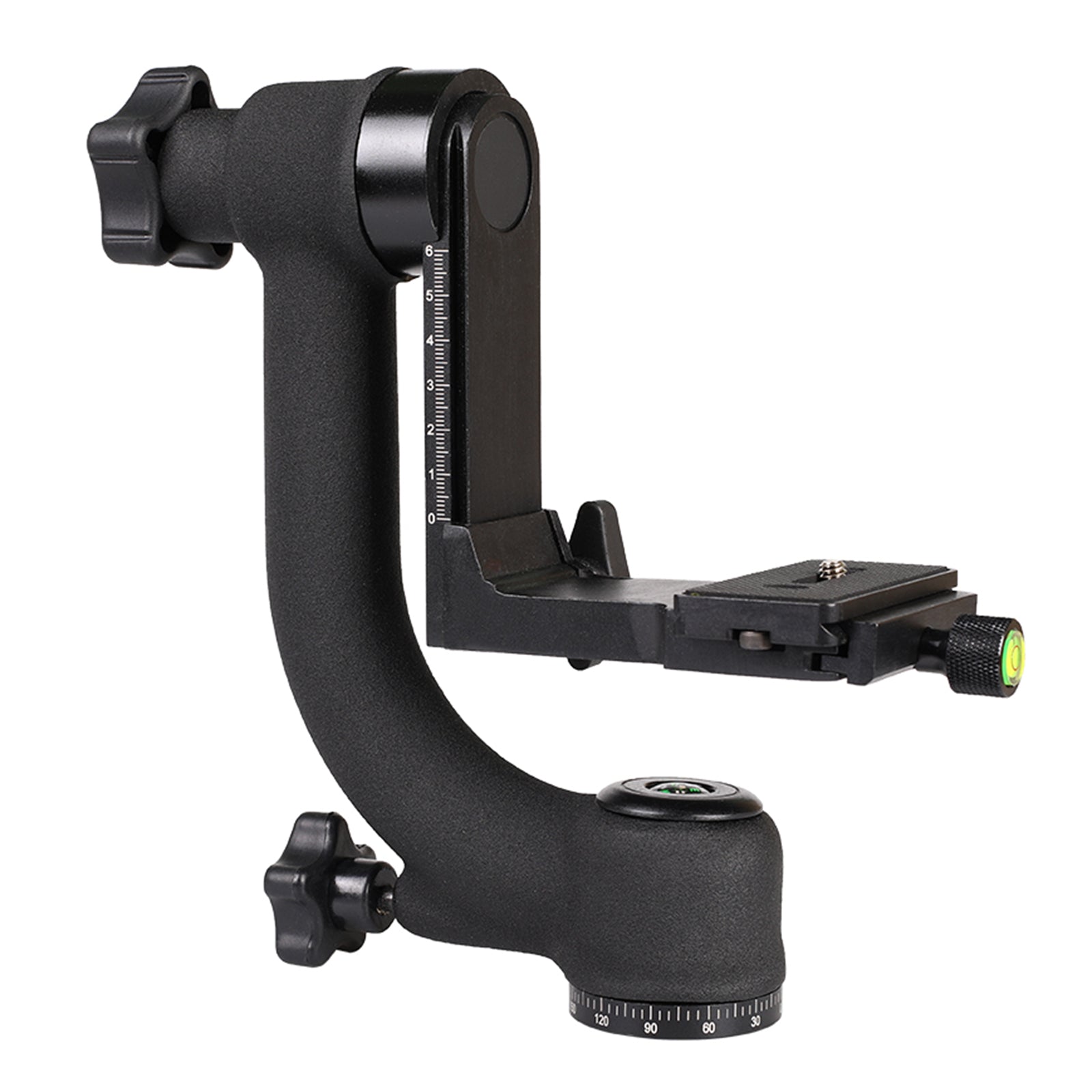 QINGZHUANGSHIDAI Q35 360 Degree Panoramic Gimbal Tripod Connector for DSLR Camera Telephoto Lens QINGZHUANGSHIDAI Q35 360 Degree Panoramic Gimbal Tripod Connector for DSLR Camera Telephoto Lens